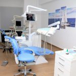 Dental chair and clinical equipment at Saranda Dental Center